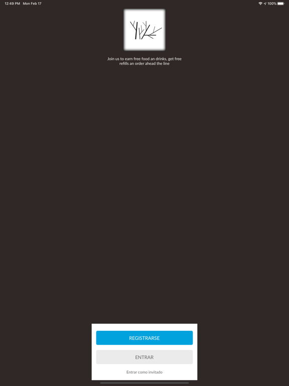 A Cantina Catering iPad screenshot