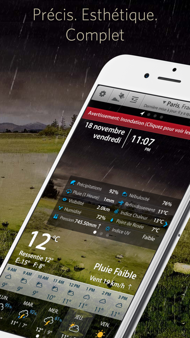 Screenshot #1 pour Partenaire Météo Pro:Prévision