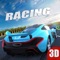 A 3D simulation of exciting racing game, a number of realistic scenes, more than one car race together