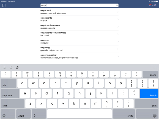 Screenshot #4 pour Dutch Dictionary - offline