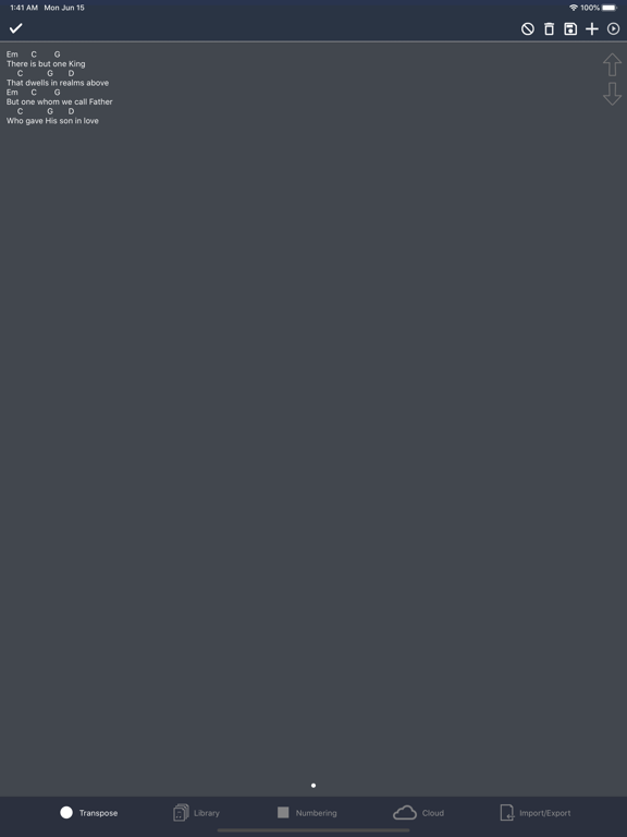 Screenshot #4 pour Transposer-Live