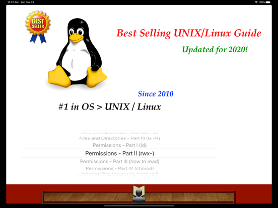 Practical UNIX Linux iPad app afbeelding 2