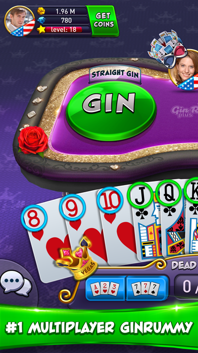 Gin Rummy Plus screenshot 1