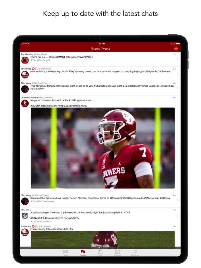 SoonerApp Oklahoma Football