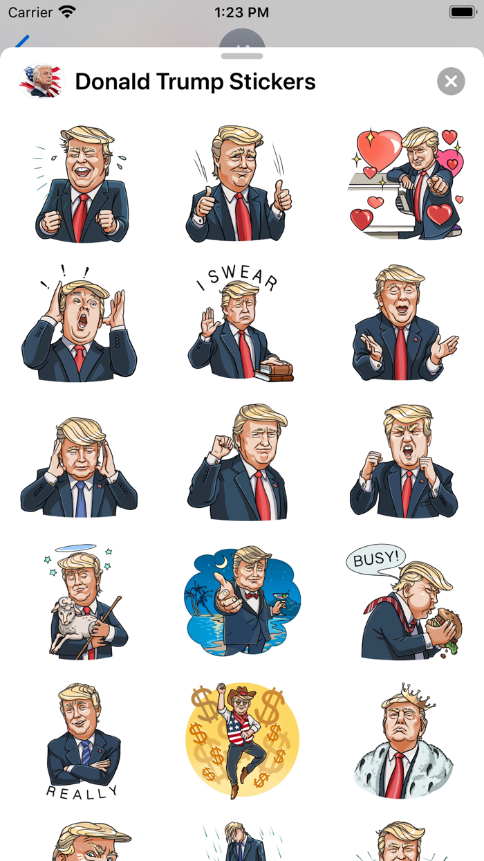 Donald Trump Stickers Pack