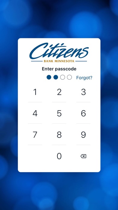 Citizens Bank MN Screenshot