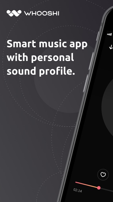 Screenshot #1 pour WHOOSHI Personal Audio Player