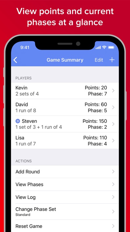 Phase 10 Score Keeper Pro