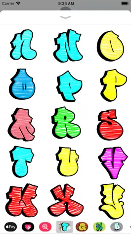Game screenshot GRAFFITI THROW-UP LETTERS hack