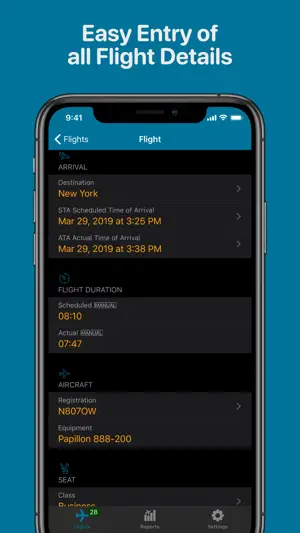 Air Travel Log screenshot 2