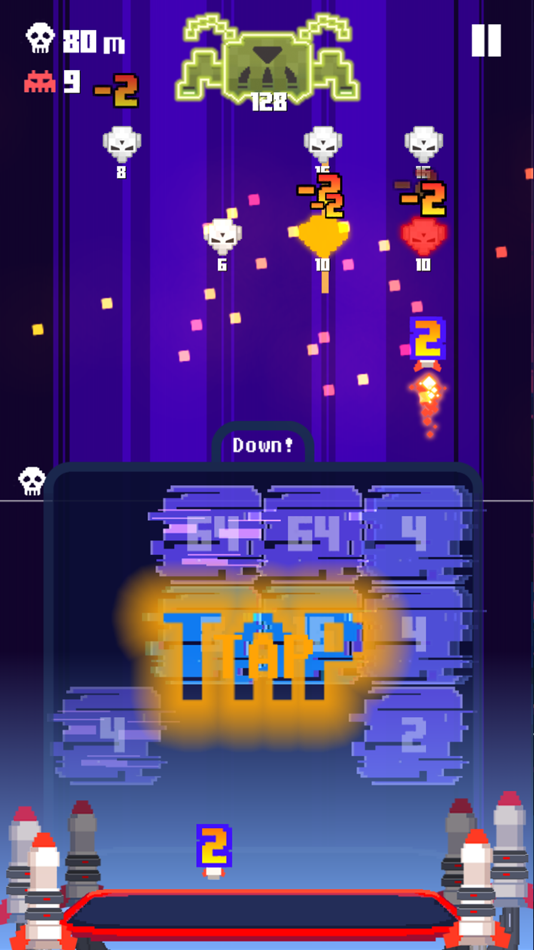 #7. Invaders 2048 (iOS) 由: Cogoo Inc.