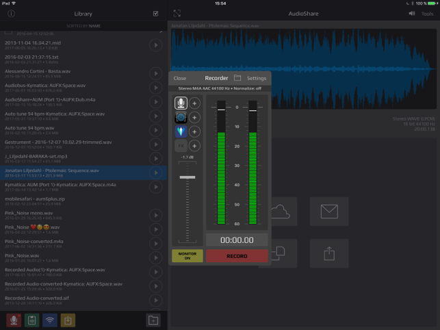 ‎AudioShare Screenshot