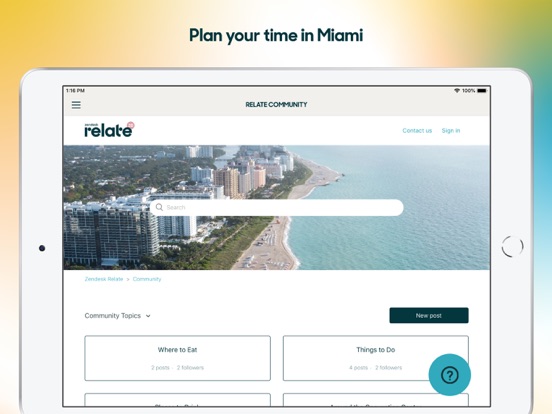Zendesk Relate 2020 iPad screenshot 5 - Business app