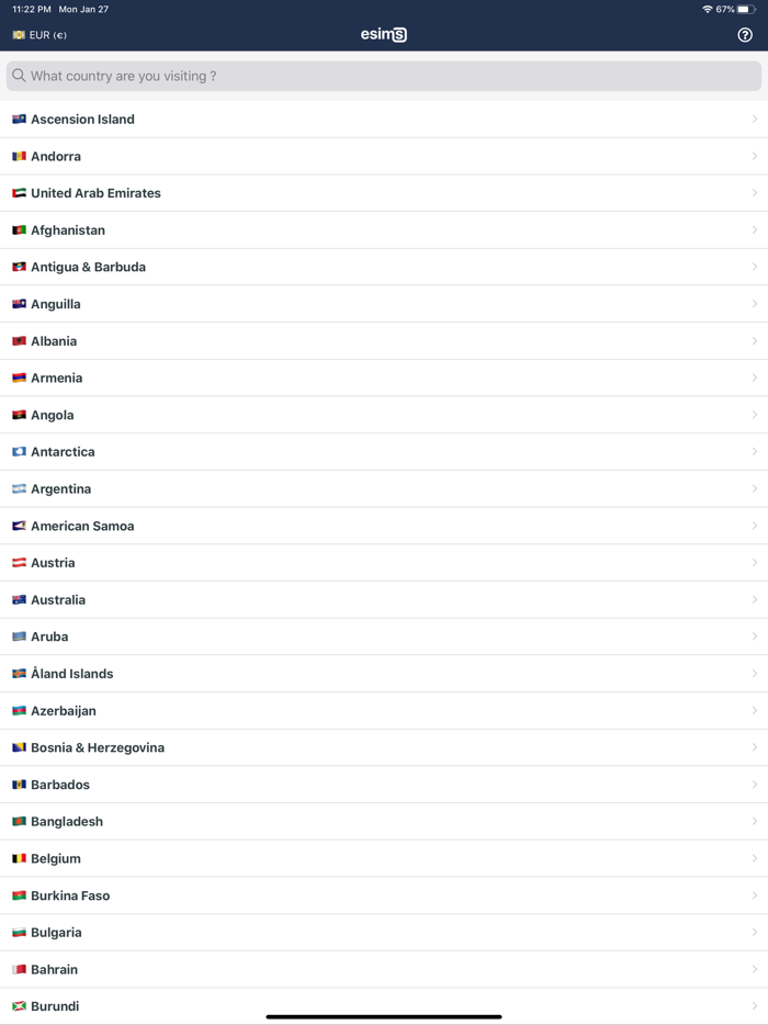 eSIMs — Compare data eSIMs