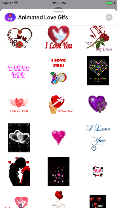 Animated Love Gifs Screenshot