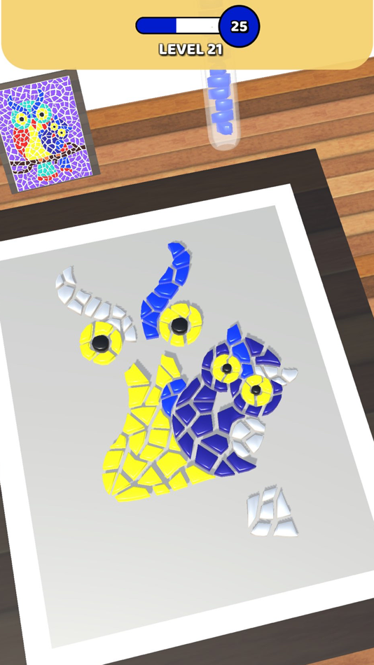 #4. Mosaic Art 3D (iOS) Podle: LHD Games