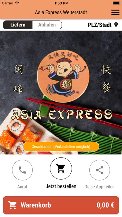 Screenshot #1 pour Asia Express Weiterstadt