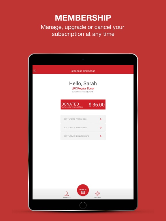 Lebanese Red Cross iPad screenshot 4 - Health & Fitness app