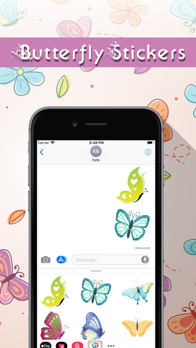 How to cancel & delete Butterfly Stickers Pack from iphone & ipad 4