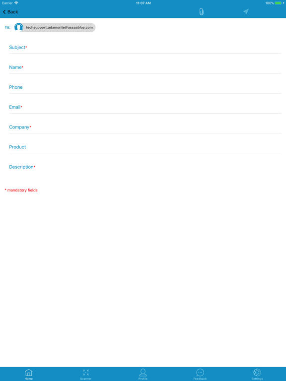 ASSA ABLOY Customer Support iPad screenshot 5 - Business app