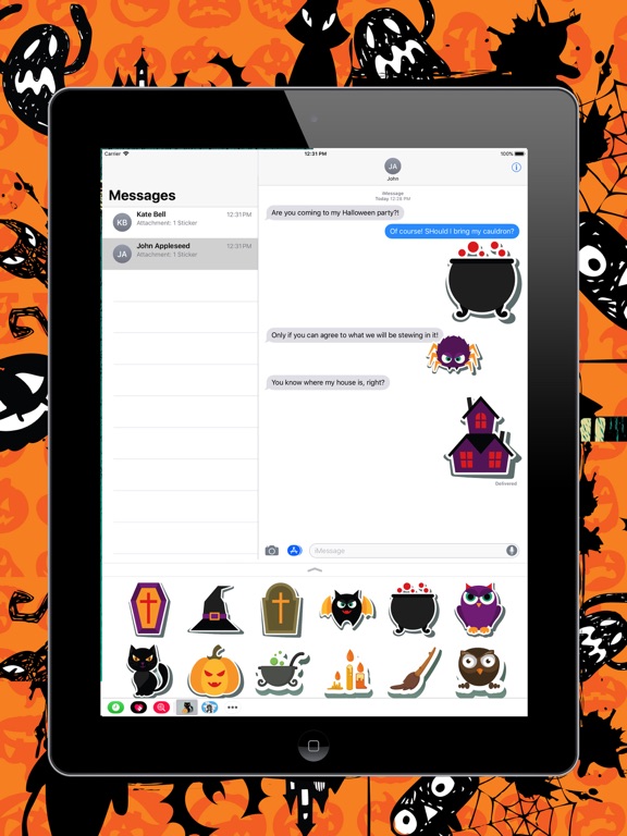 Screenshot #5 pour Collection stickers Halloween