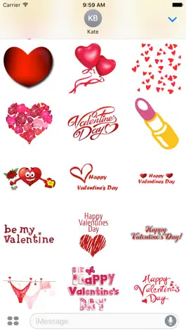 Game screenshot Animated Valentine's Stickers hack