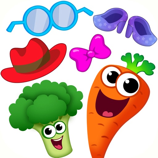 Dress Up Games 4 Toddlers Kids by Funny Food: Kids Learning Games