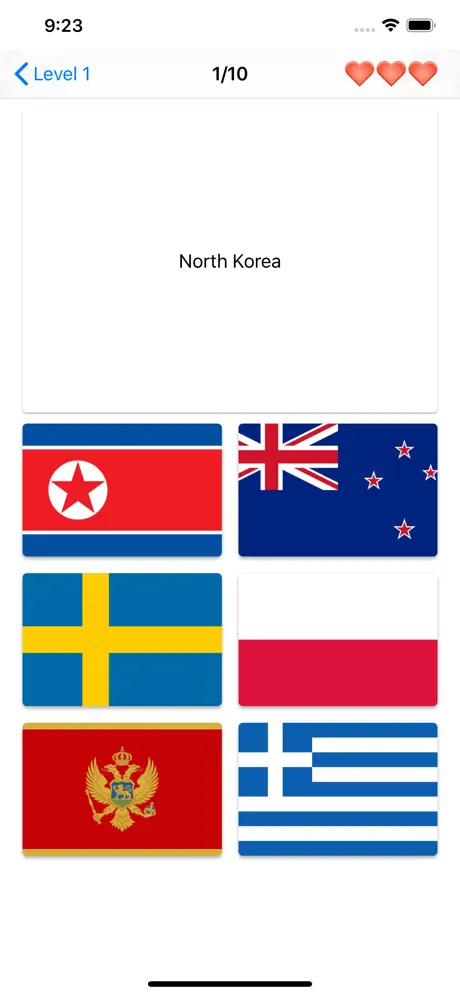 Flags of the world - Quiz