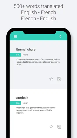 Game screenshot Sewing Translator Dictionary apk