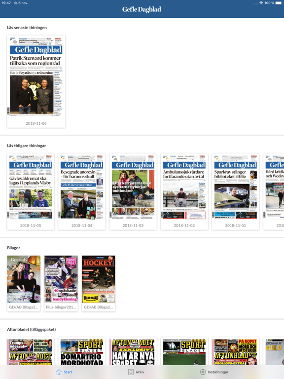 Screenshot #4 pour Gefle Dagblad e-tidning