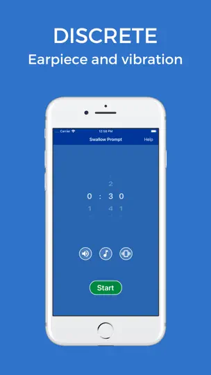 Скриншот Swallow Prompt: Saliva Help на iPhone 1