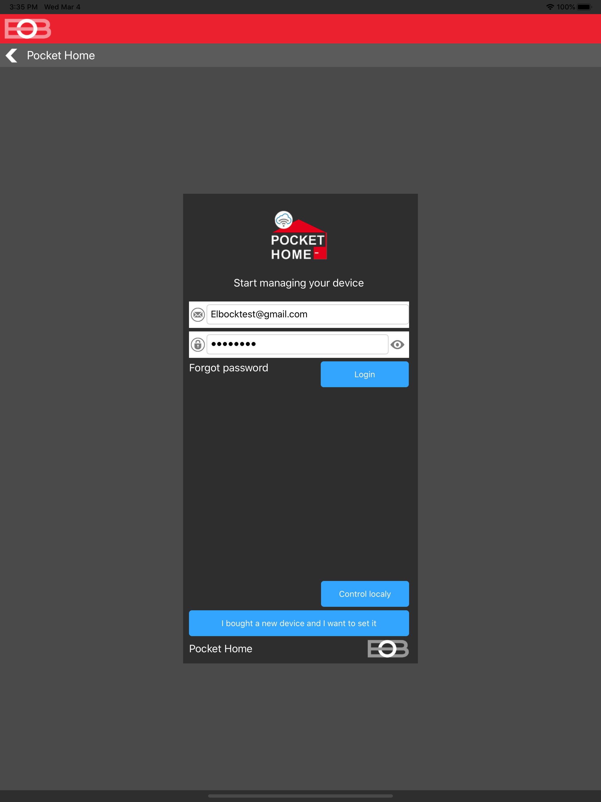 EOB PocketHome
