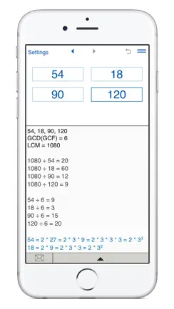 GCD and LCM iPhone image 3