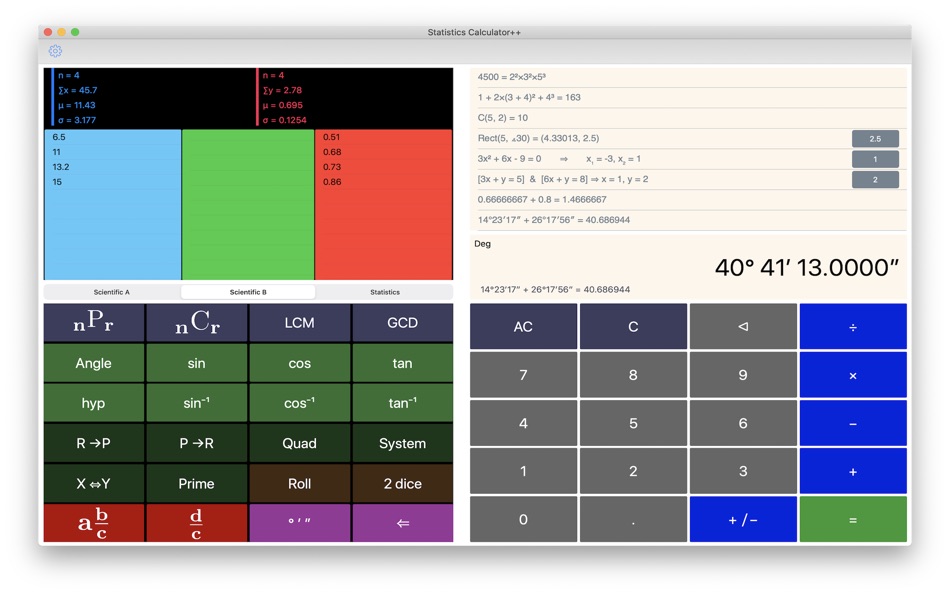 #6. Statistics Calculator++ (macOS) 由: Dogahe