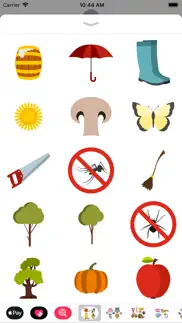 100 gardening stickers iphone resimleri 3