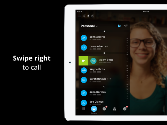 Convo VRS iPad screenshot 3 - Social Networking app