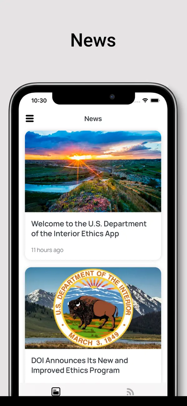 #1. DOI Ethics (iOS) โดย: U.S. Department of the Interior