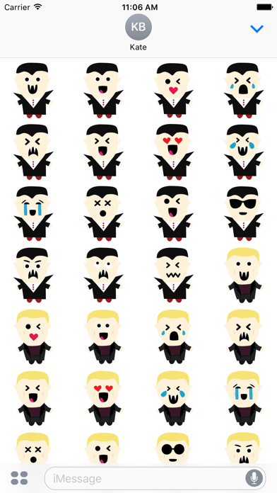 Screenshot #3 pour Vampires Emoji