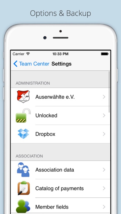 Team Center Screenshot