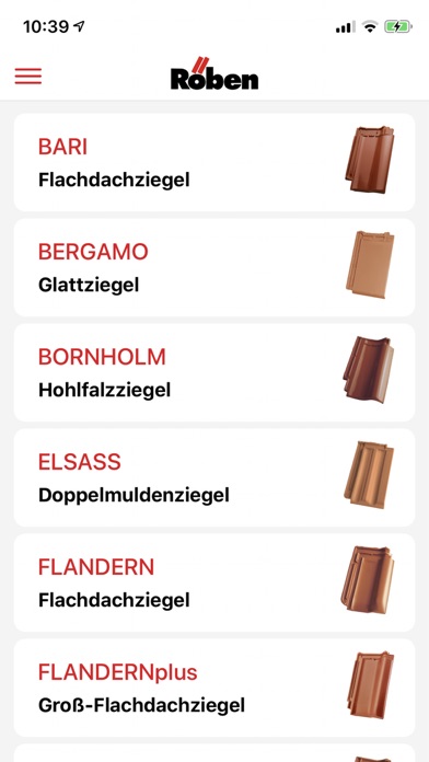 Röben Dachziegel - Maßgenau Screenshot