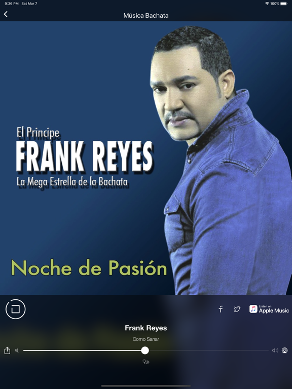 Bachata Music iPad screenshot 7 - Music app