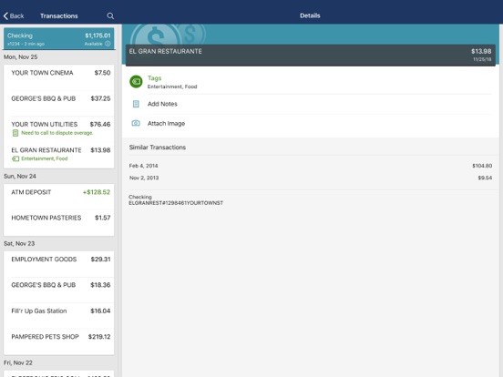 21st Century Bank Mobile iPad screenshot 2 - Finance app