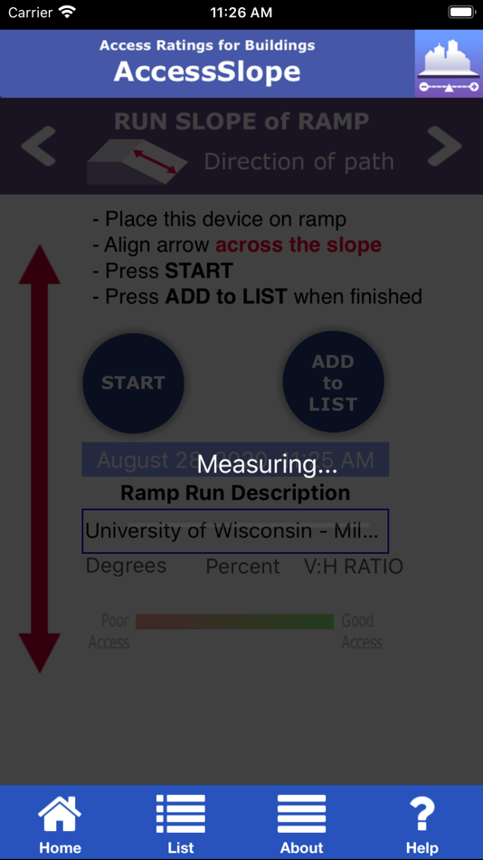 #3. AccessSlope (iOS) 由: University of Wisconsin–Milwaukee