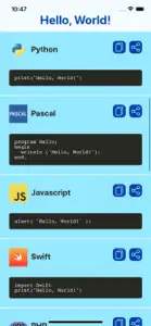 Hello World Examples screenshot #6 for iPhone