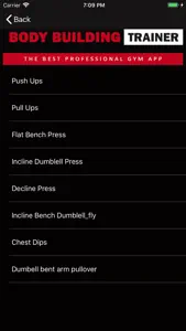 Body Building Trainer. screenshot #4 for iPhone