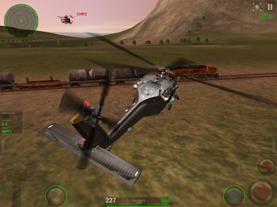 Helicopter Sim Pro Hellfire iPad app afbeelding 2