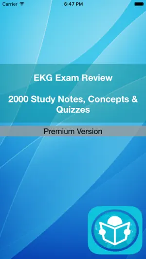 EKG Exam Review :Terms & Quiz screenshot 1