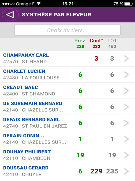 Screenshot #4 pour Gicab Contractualisation