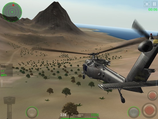 Helicopter Sim Pro Hellfire iPad app afbeelding 4