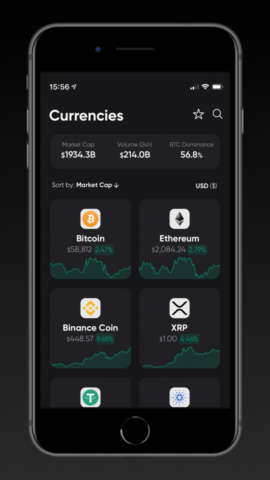 Screenshot #1 pour Bi2dao - Crypto Tracker